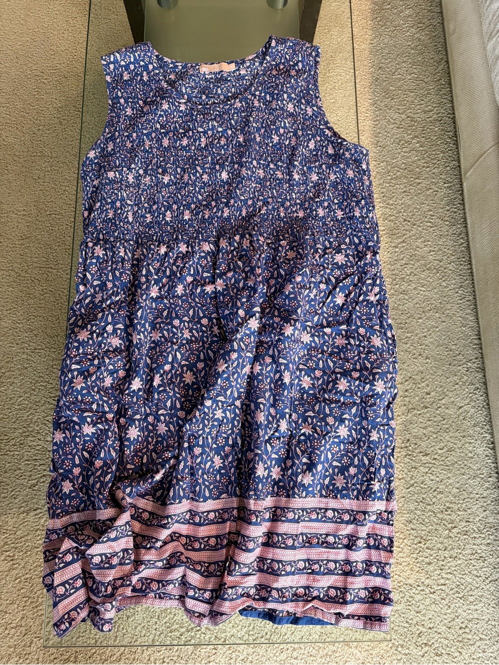 💜 Smocked Floral Dress